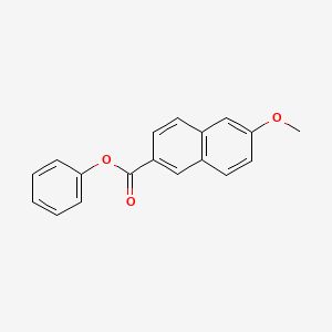 6-Methoxy-2-naphthalenecarboxylic acid phenyl ester