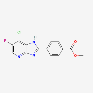 Methyl 4-(7-chloro-6-fluoro-3H-imidazo[4,5-b]pyridin-2-yl)benzoate