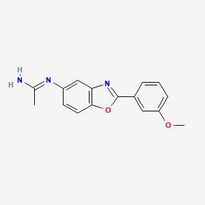 n-[2-(3-Methoxyphenyl)benzoxazol-5-yl]acetamidine