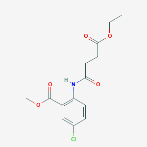 Methyl 5-chloro-2-(4-ethoxy-4-oxobutanamido)benzoate