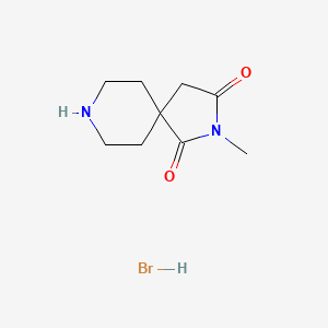 2,8-Diazaspiro[4.5]decane-1,3-dione, 2-methyl-,(hydrobromide)