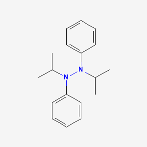 molecular formula C18H24N2 B13935892 Hydrazine, 1,2-bis(1-methylethyl)-1,2-diphenyl- CAS No. 63378-85-8