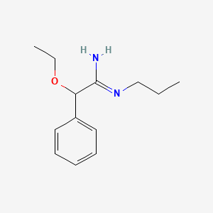 2-Ethoxy-2-phenyl-N-propylacetamidine