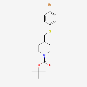 4-(4-Bromo-phenylsulfanylmethyl)-piperidine-1-carboxylic acid tert-butyl ester