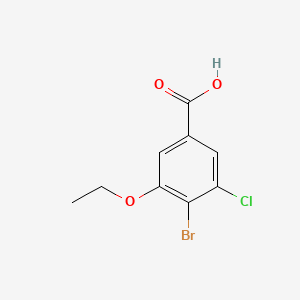 4-Bromo-3-chloro-5-ethoxybenzoic acid