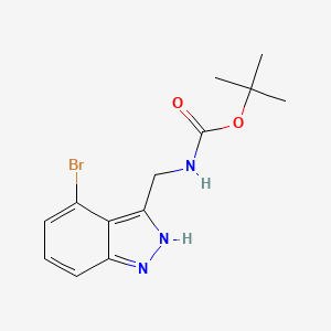 tert-Butyl ((4-bromo-1H-indazol-3-yl)methyl)carbamate