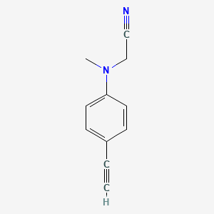 2-((4-Ethynylphenyl)(methyl)amino)acetonitrile