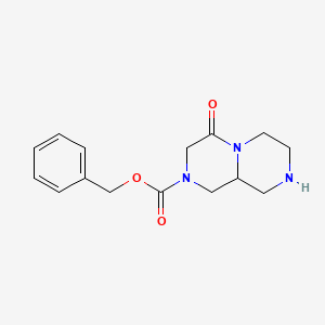 Benzyl 4-oxooctahydro-2H-pyrazino[1,2-a]pyrazine-2-carboxylate