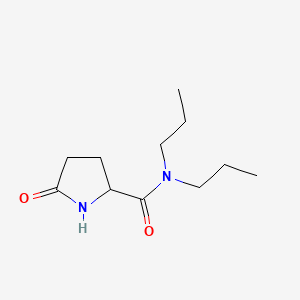 5-Oxo-N,N-dipropylpyrrolidine-2-carboxamide