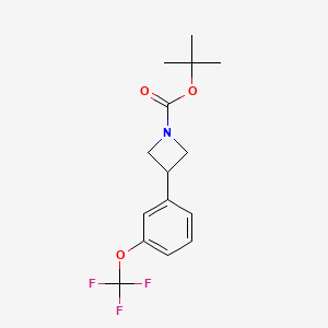 Tert-butyl 3-(3-(trifluoromethoxy)phenyl)azetidine-1-carboxylate