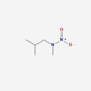 molecular formula C5H12N2O2 B13936674 1-Propanamine, N,2-dimethyl-N-nitro- CAS No. 53951-45-4