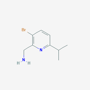 (3-Bromo-6-isopropylpyridin-2-yl)methanamine