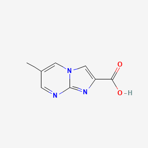 molecular formula C8H7N3O2 B13936799 6-Methylimidazo[1,2-a]pyrimidine-2-carboxylic acid 