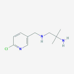 (2-Amino-2-methylpropyl)[(6-chloropyridin-3-YL)methyl]amine