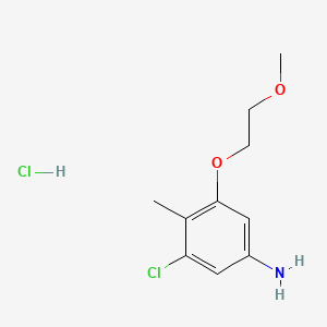 3-Chloro-5-(2-methoxyethoxy)-4-methylaniline hydrochloride