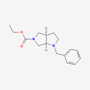 cis-1-Benzyl-5-ethoxycarbonylhexahydropyrrolo[3,4-b]pyrrole