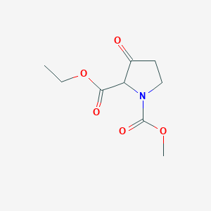 2-Ethyl 1-methyl 3-oxo-1,2-pyrrolidinedicarboxylate