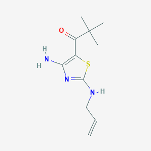 1-[4-Amino-2-(prop-2-en-1-ylamino)-1,3-thiazol-5-yl]-2,2-dimethylpropan-1-one