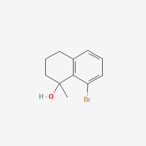 molecular formula C11H13BrO B13936869 8-Bromo-1,2,3,4-tetrahydro-1-methyl-1-naphthalenol 