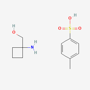 molecular formula C12H19NO4S B13936873 (1-Aminocyclobutyl)methanol;4-methylbenzenesulfonic acid 