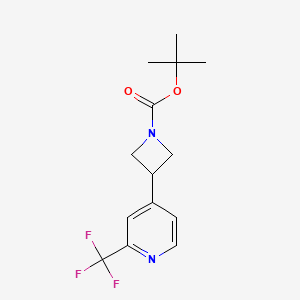 Tert-butyl 3-(2-(trifluoromethyl)pyridin-4-yl)azetidine-1-carboxylate