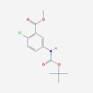 Methyl 5-[(tert-butoxycarbonyl)amino]-2-chlorobenzoate