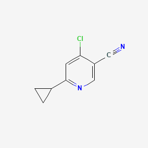 4-Chloro-6-cyclopropylpyridine-3-carbonitrile