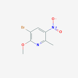 3-Bromo-2-methoxy-6-methyl-5-nitropyridine