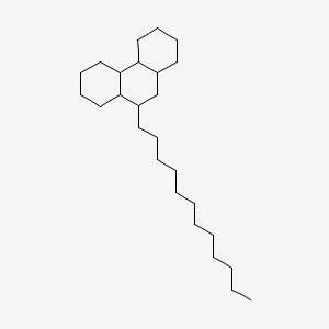 molecular formula C26H48 B13936990 Phenanthrene, 9-dodecyltetradecahydro- CAS No. 55334-01-5