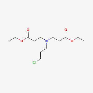 beta-Alanine, N-(3-chloropropyl)-N-(3-ethoxy-3-oxopropyl)-, ethyl ester