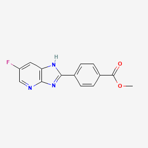 methyl 4-(6-fluoro-3H-imidazo[4,5-b]pyridin-2-yl)benzoate