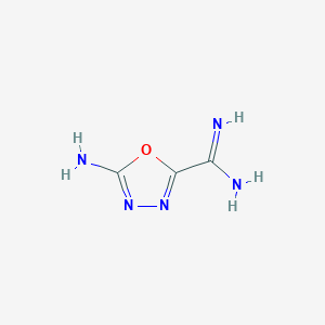 molecular formula C3H5N5O B1393720 5-氨基-1,3,4-恶二唑-2-甲酰胺 CAS No. 1255147-19-3