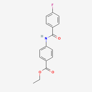 Ethyl 4-[(4-fluorobenzoyl)amino]benzoate