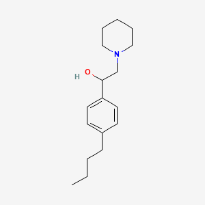 1-(4-Butylphenyl)-2-piperidin-1-ylethanol