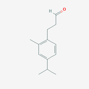 2-Methyl-4-(1-methylethyl)-benzenepropanal