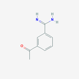 Benzenecarboximidamide, 3-acetyl-