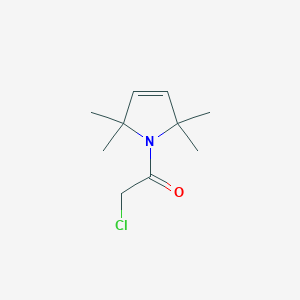 2-Chloro-1-(2,2,5,5-tetramethyl-2,5-dihydro-1H-pyrrol-1-yl)ethan-1-one