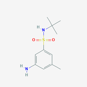 3-Amino-N-(tert-butyl)-5-methylbenzenesulfonamide