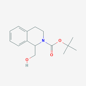 molecular formula C15H21NO3 B1393738 tert-Butyl 1-(hydroxymethyl)-3,4-dihydroisoquinoline-2(1H)-carboxylate CAS No. 954239-58-8