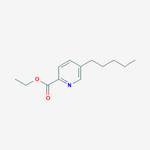 5-Pentyl-pyridine-2-carboxylic acid ethyl ester