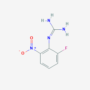 molecular formula C7H7FN4O2 B1393743 N-(2-Fluoro-6-nitrophenyl)guanidine CAS No. 1217015-88-7