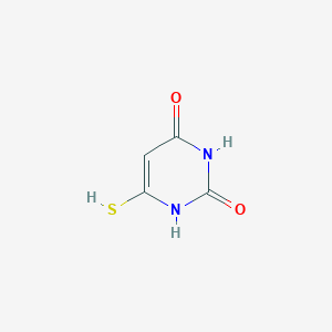 molecular formula C4H4N2O2S B13937437 6-sulfanyl-1H-pyrimidine-2,4-dione 