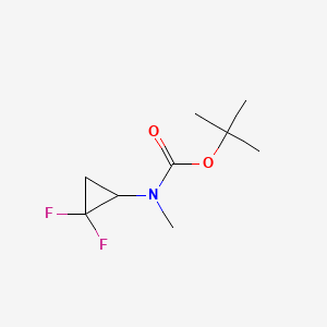 tert-butyl N-(2,2-difluorocyclopropyl)-N-methylcarbamate