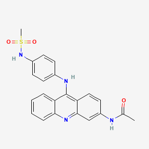 Methanesulfonanilide, 4'-(3-acetamido-9-acridinylamino)-