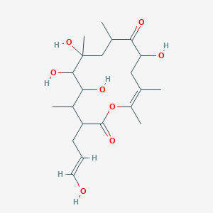 molecular formula C21H34O8 B139375 Paciforgine CAS No. 136440-72-7