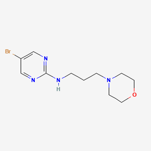 (5-Bromo-pyrimidin-2-YL)-(3-morpholin-4-YL-propyl)-amine