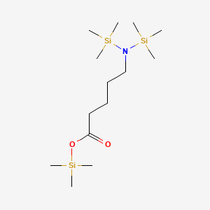 Trimethylsilyl 5-[bis(trimethylsilyl)amino]pentanoate