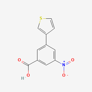 B1393757 5-Nitro-3-(thiophen-3-YL)benzoic acid CAS No. 919087-96-0