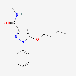 5-Butoxy-N-methyl-1-phenyl-1H-pyrazole-3-carboxamide