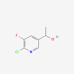 1-(6-Chloro-5-fluoropyridin-3-YL)ethan-1-OL